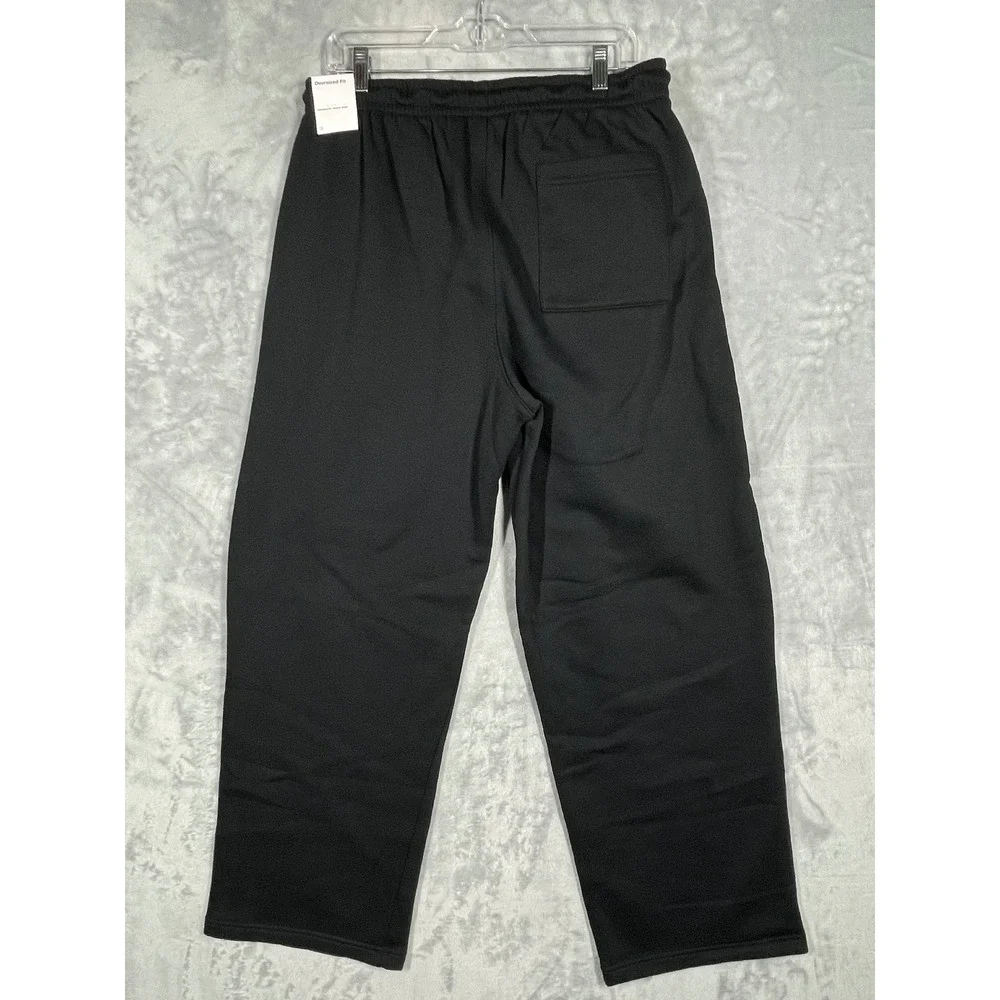Jordan Mens Oversized Fit Fleece Sweatpants Black Jumpman Joggers Medium NEW